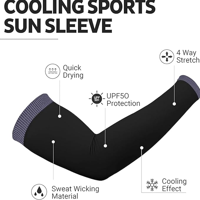 Arm Sleeves for Men & Women UV Protection Hand Sleeves