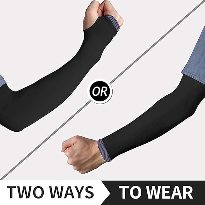 Arm Sleeves for Men & Women UV Protection Hand Sleeves