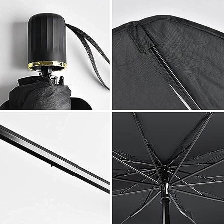 Car Sunshade Windshield Cover, Umbrella Windshield Sunshade for Car Front Window Sun Protection & Heat Insulation Foldable Sun Shade Full Cover Sunshade for Most Vehicles