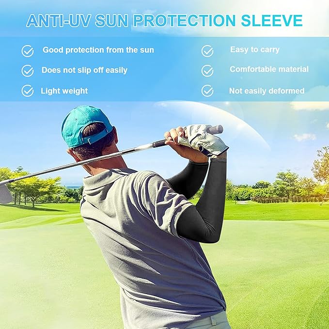 Arm Sleeves for Men & Women UV Protection Hand Sleeves